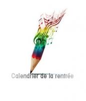 CALENDRIER DE LA RENTREE 2018-2019