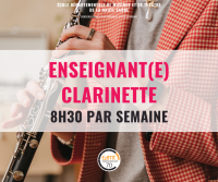 Recrutement : Professeur(e) de Clarinette