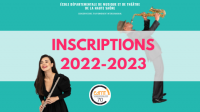 Inscriptions - Année scolaire 2022-2023